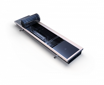 Конвектор Vitron c принудительной конвекцией c вентилятором 24В (глубина 90мм, ширина 300мм, длина 7