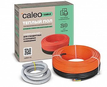 Нагревательная секция для теплого пола CALEO CABLE 18W-20, 1.8-2.8 м2